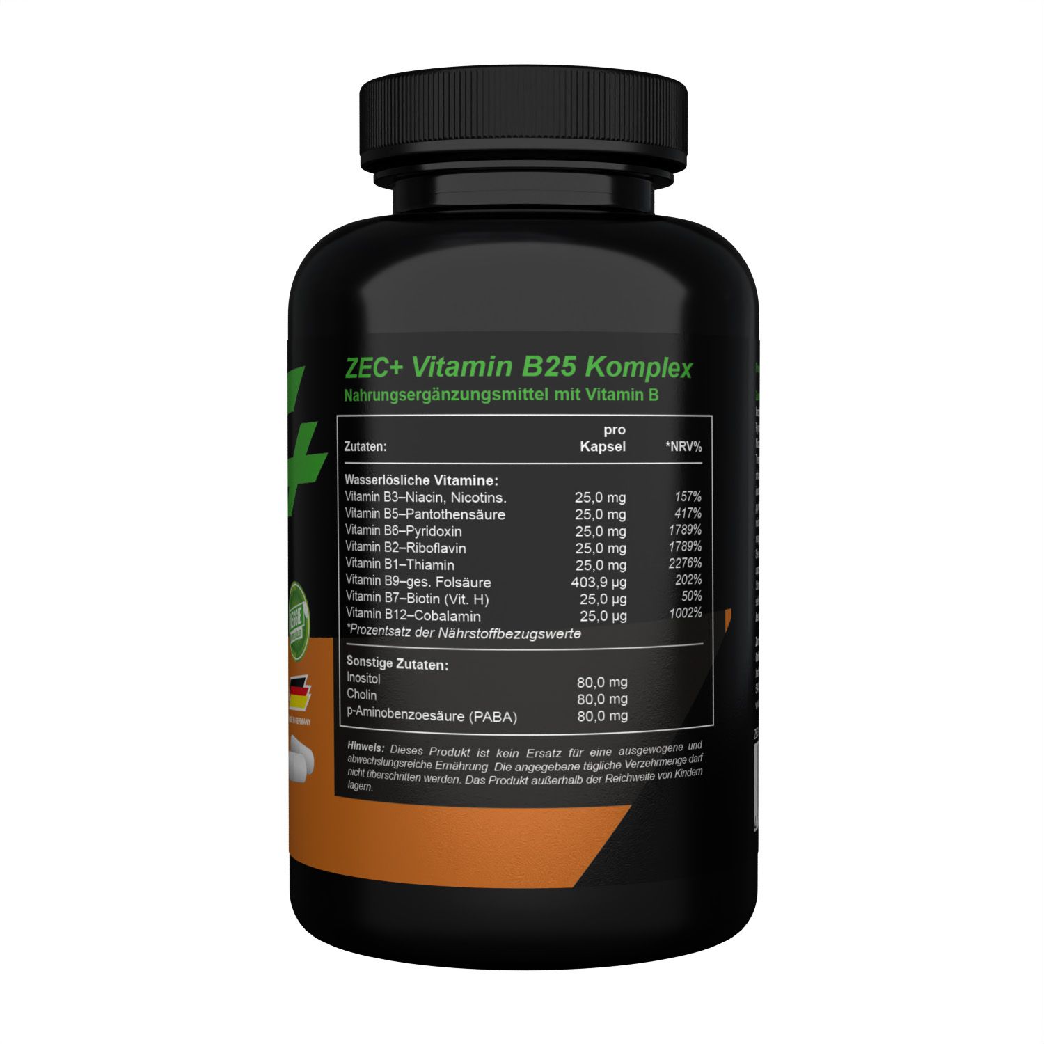 Zec+ Vitamin B 25 120 St Kapseln