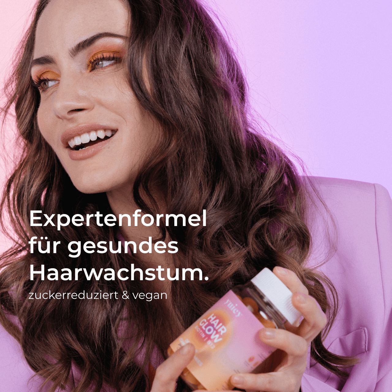 yuicy Hair Glow Biotin Gummies für Haarwachstum