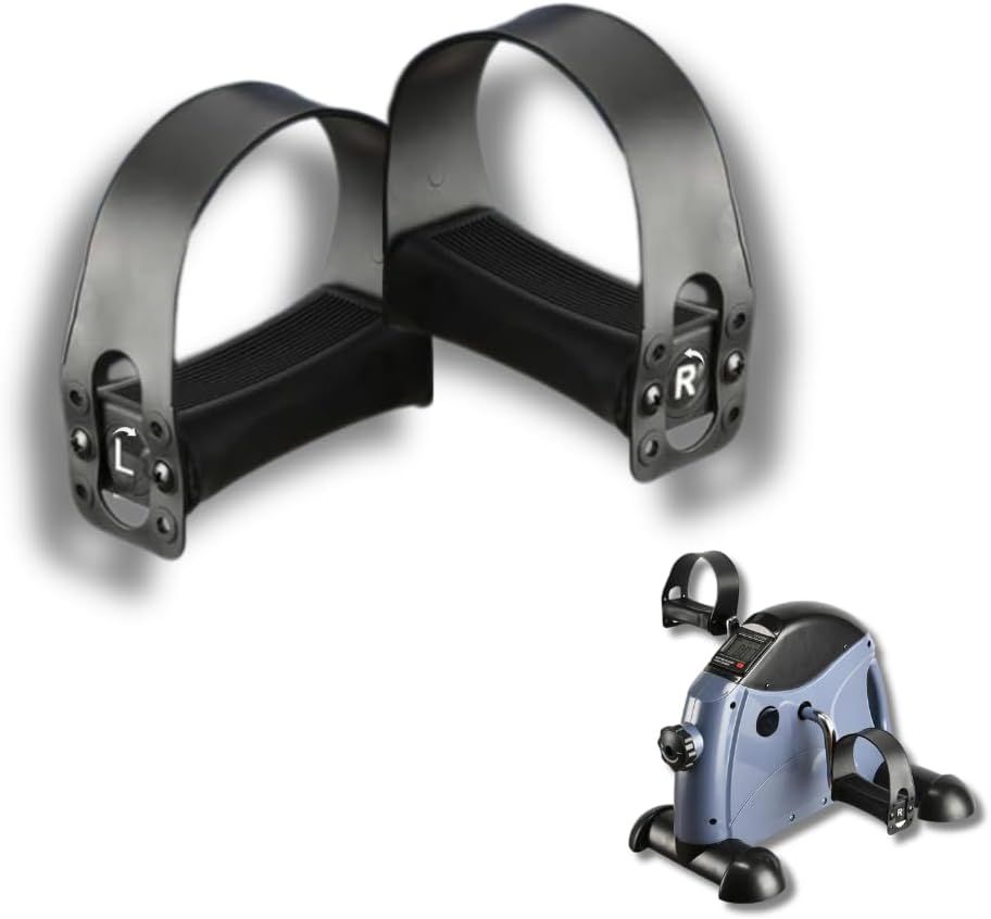 FFitness COPPIA PEDALI NERI 9/16" ANTISCIVOLO REGOLABILI  FF