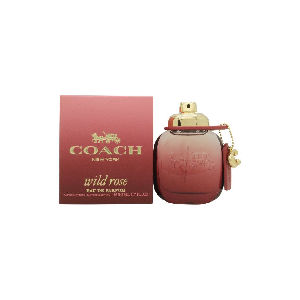 Coach Wild Rose Eau de Parfum 50ml Flakon und Schachtel.