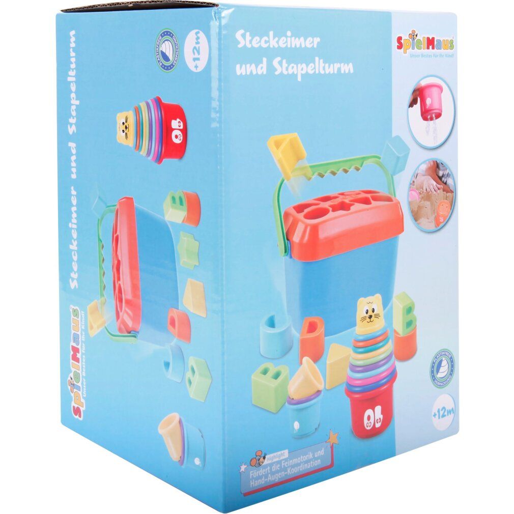 Spielmaus Baby SMB Stapelturm und Steckbox (40814078)