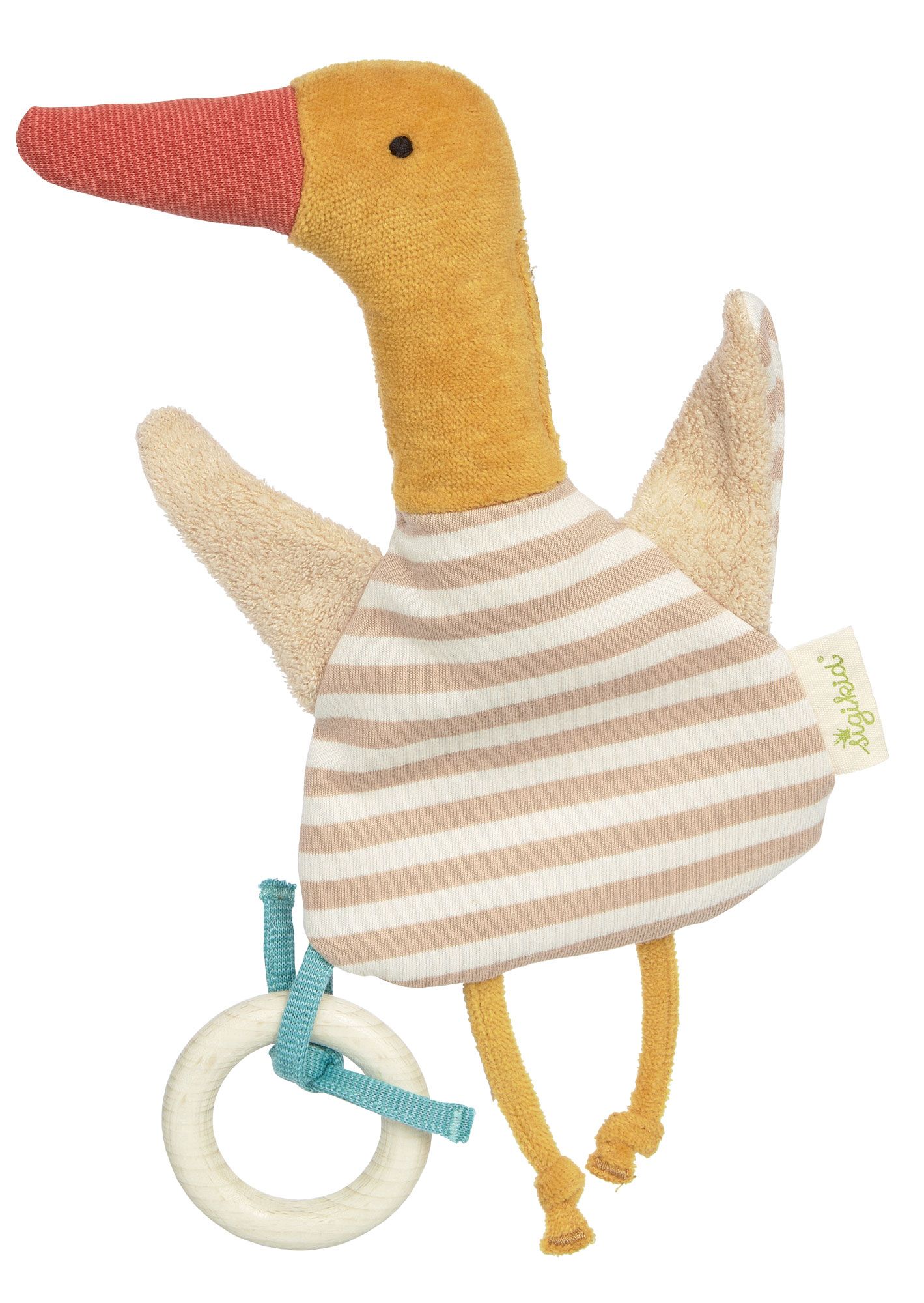 sigikid Schnuffeltuch Ente, Green