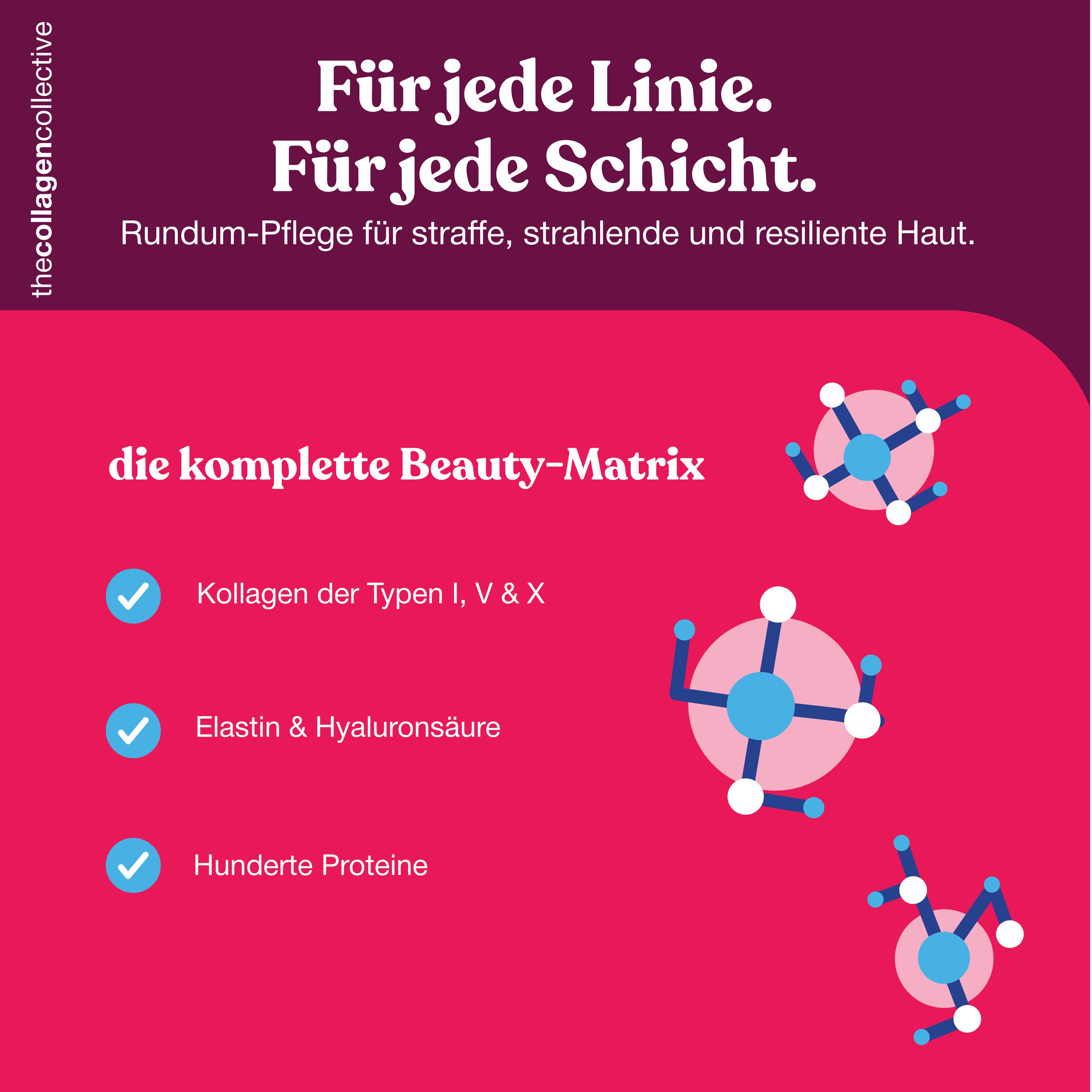 Vegetarisches Daily Glow Kollagen mit Hyaluron & Elastin