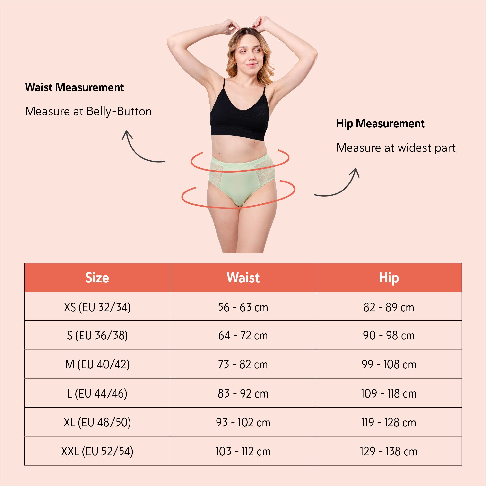 Periodenunterw�sche Recycled Lace Leaf High Waist (3er Multipack)