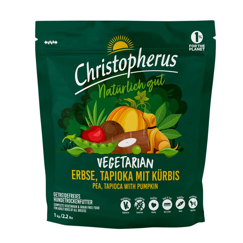 Christopherus Vegetarian - Erbse, Tapioka mit Kürbis