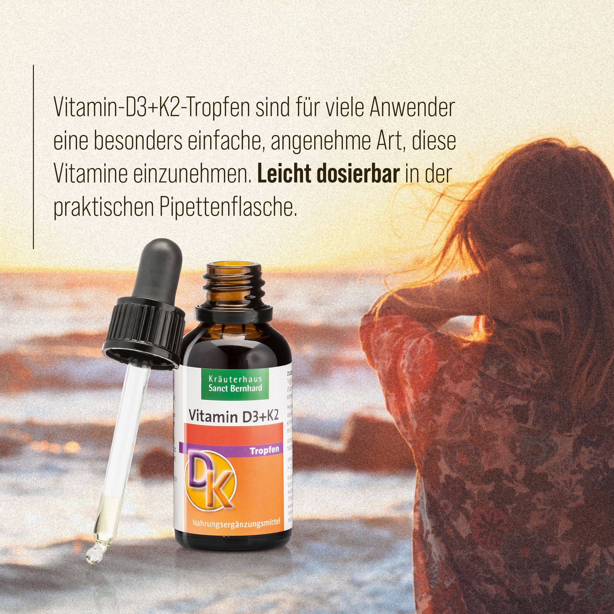 Sanct Bernhard Vitamin-D3+K2-Tropfen
