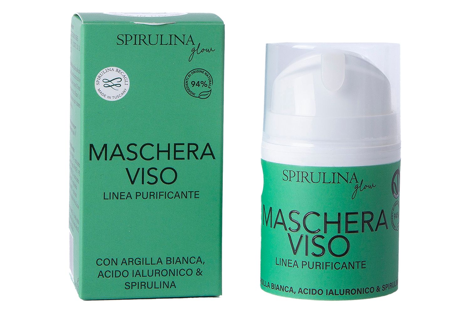 Spirulina Becagli Maschera Viso Detox