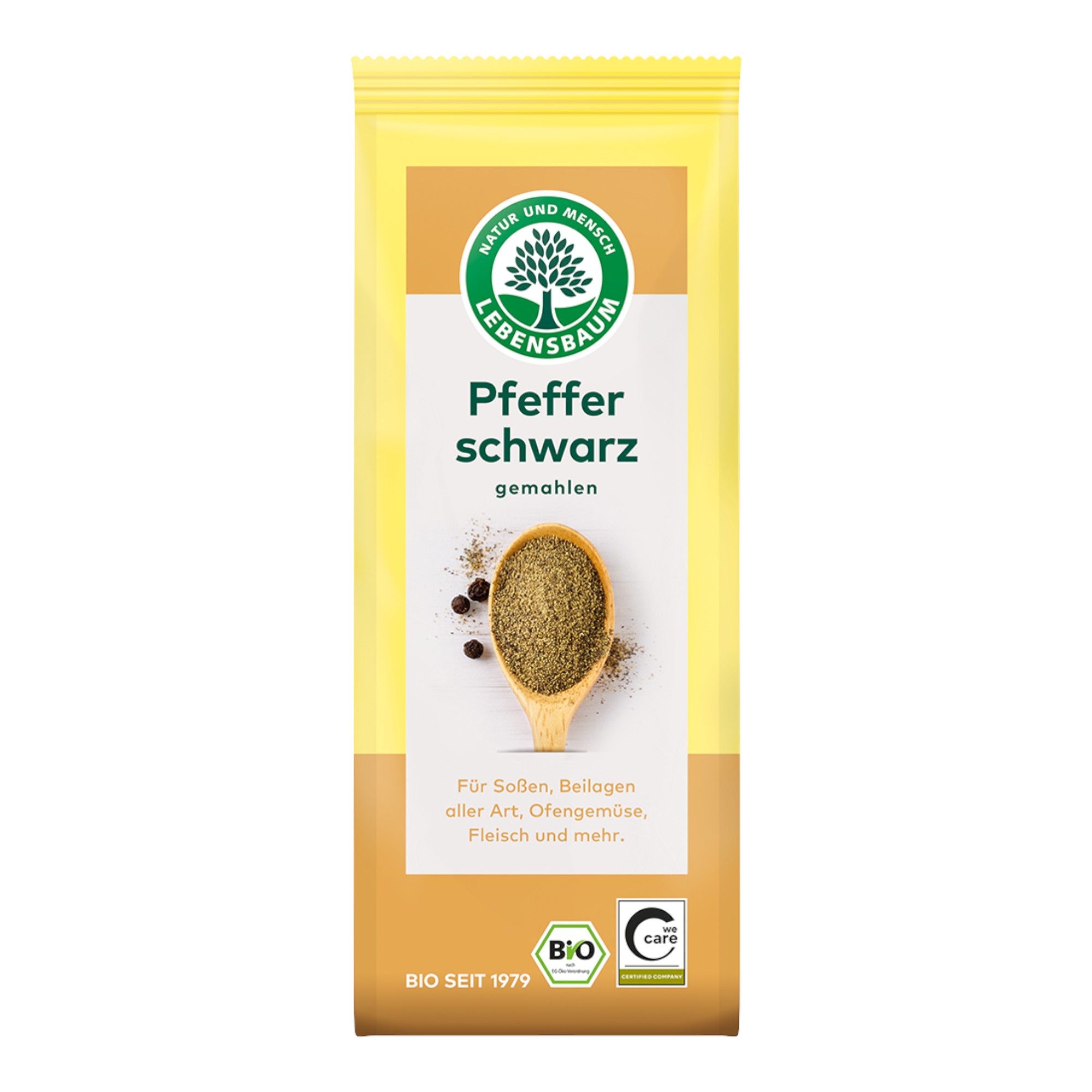 Bio Schwarzer Pfeffer gemahlen 50 g