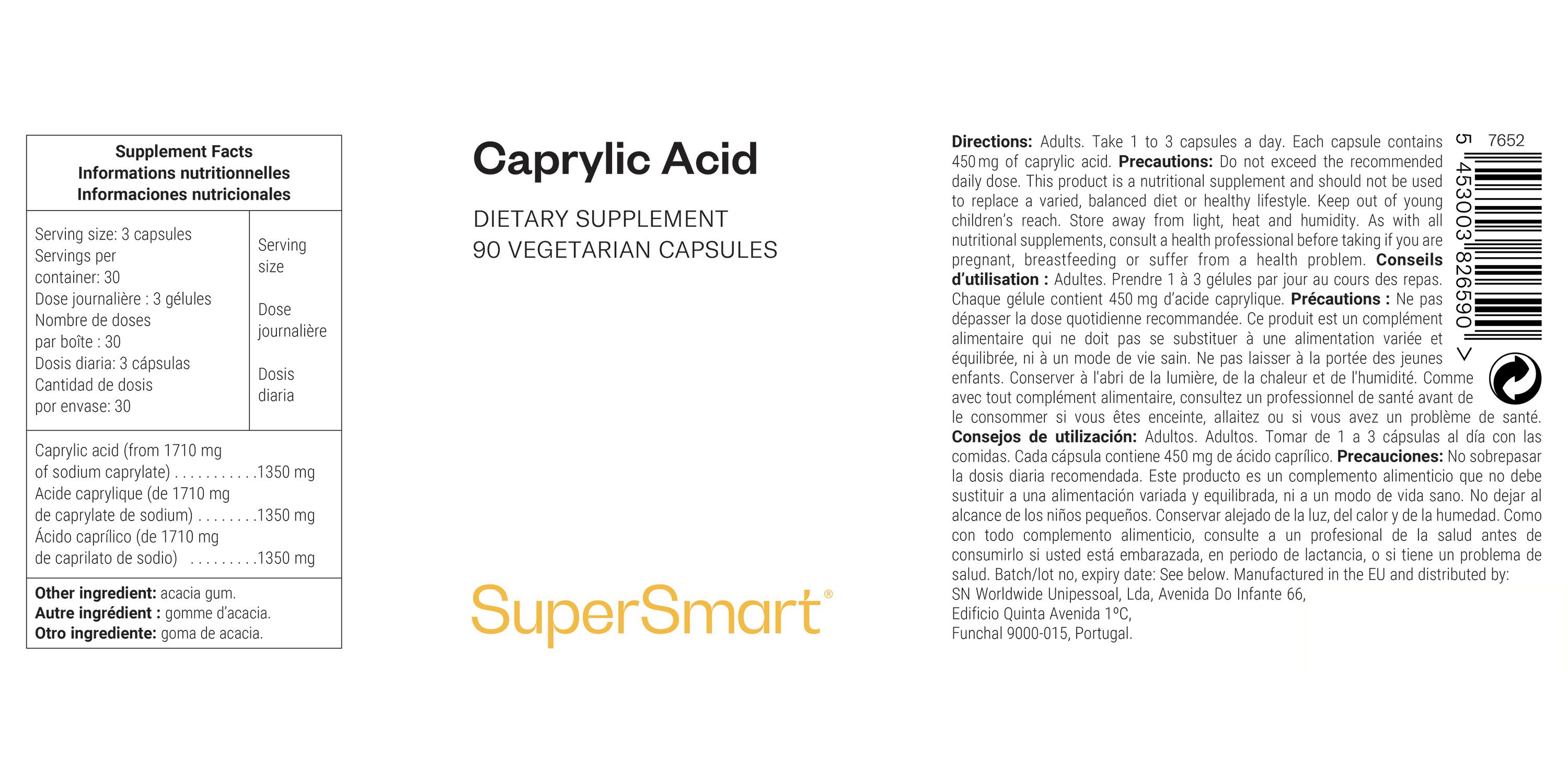 SuperSmart - Caprylic Acid 90 St