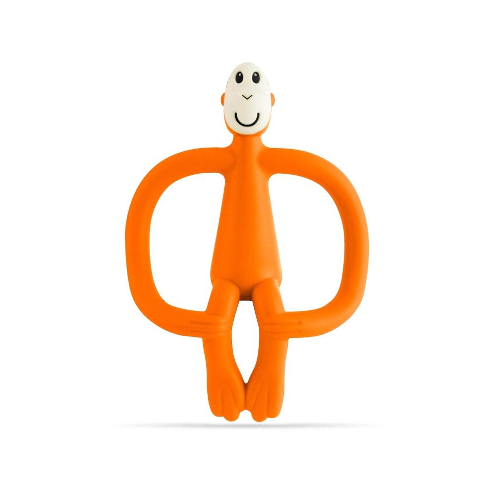 Matchstick Monkey Beißring / Zahnungshilfe Affe Original orange