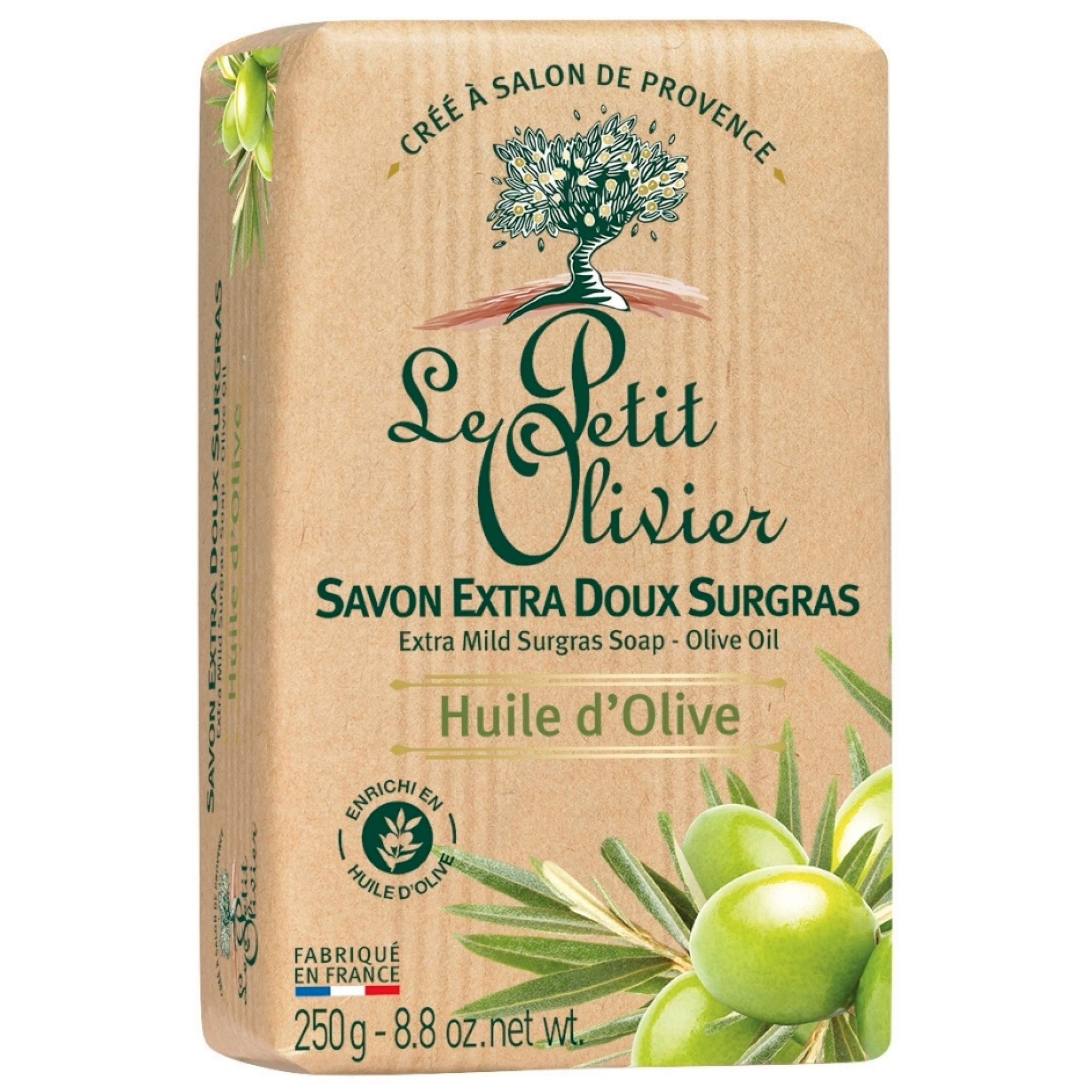 Le Petit Olivier Extra Gentle Superfat Olive Oil Soap 2 6,8x3,4x10,6 cm