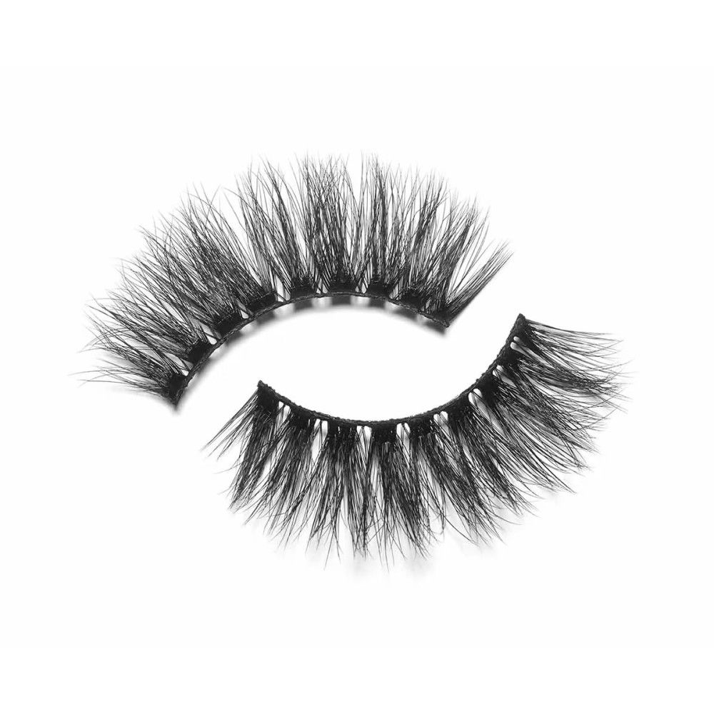 Einzelne künstliche Wimpern, voluminös und dicht. Vegan Faux Mink.