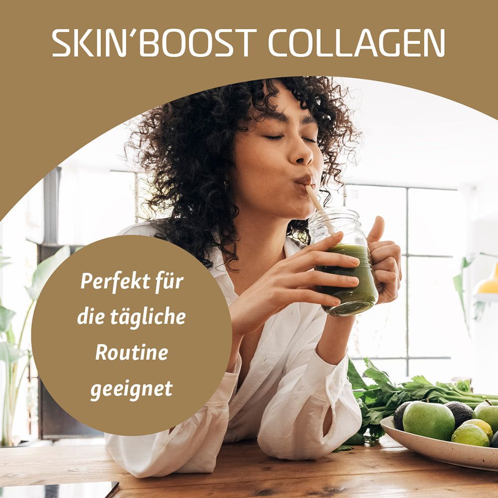 NutriLife Skin'Boost Collagen mit Peptan®, Vitamin E & Biotin – Kollagenpulver 200 g