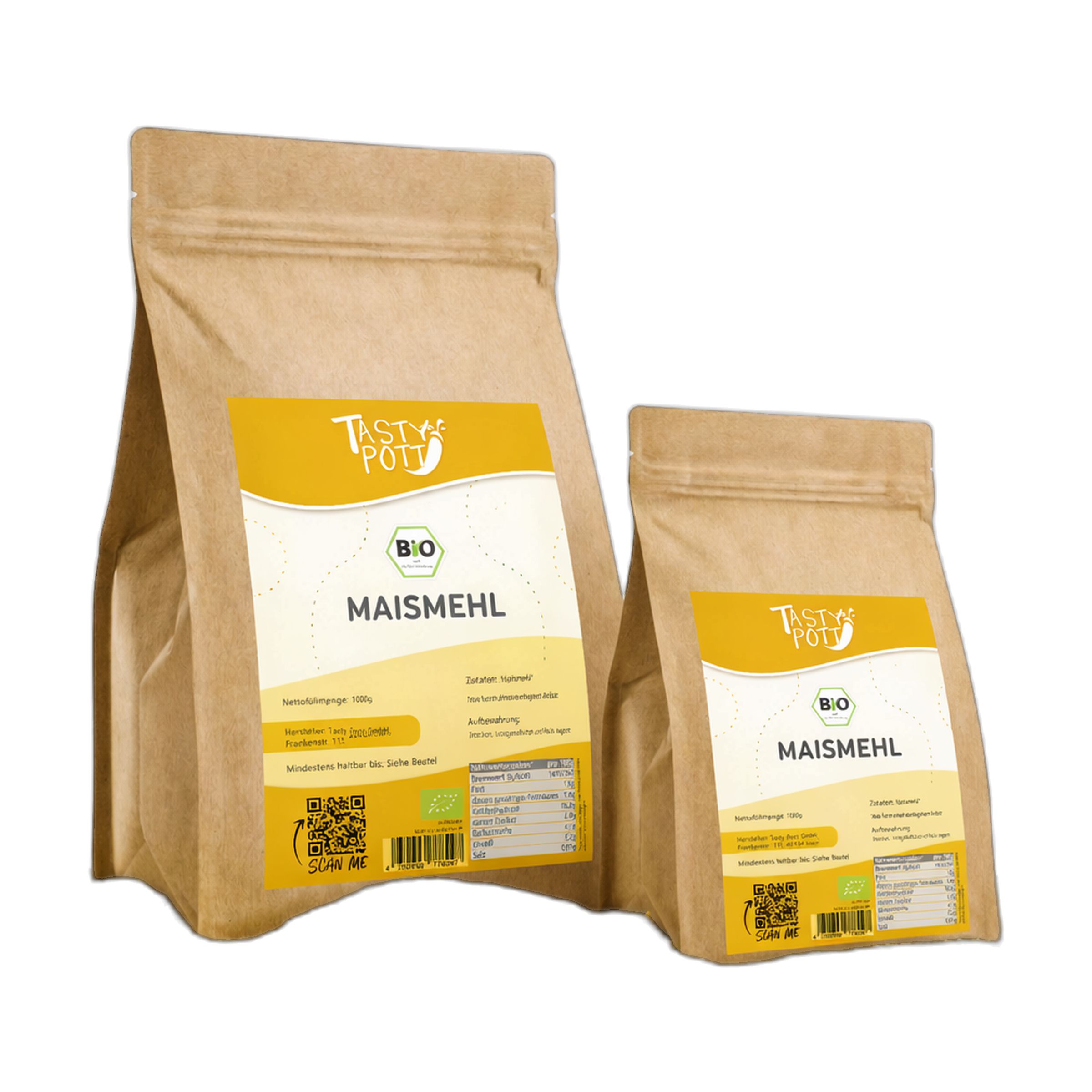Tasty-Pott Tasty Pott Bio Maismehl 1000 g