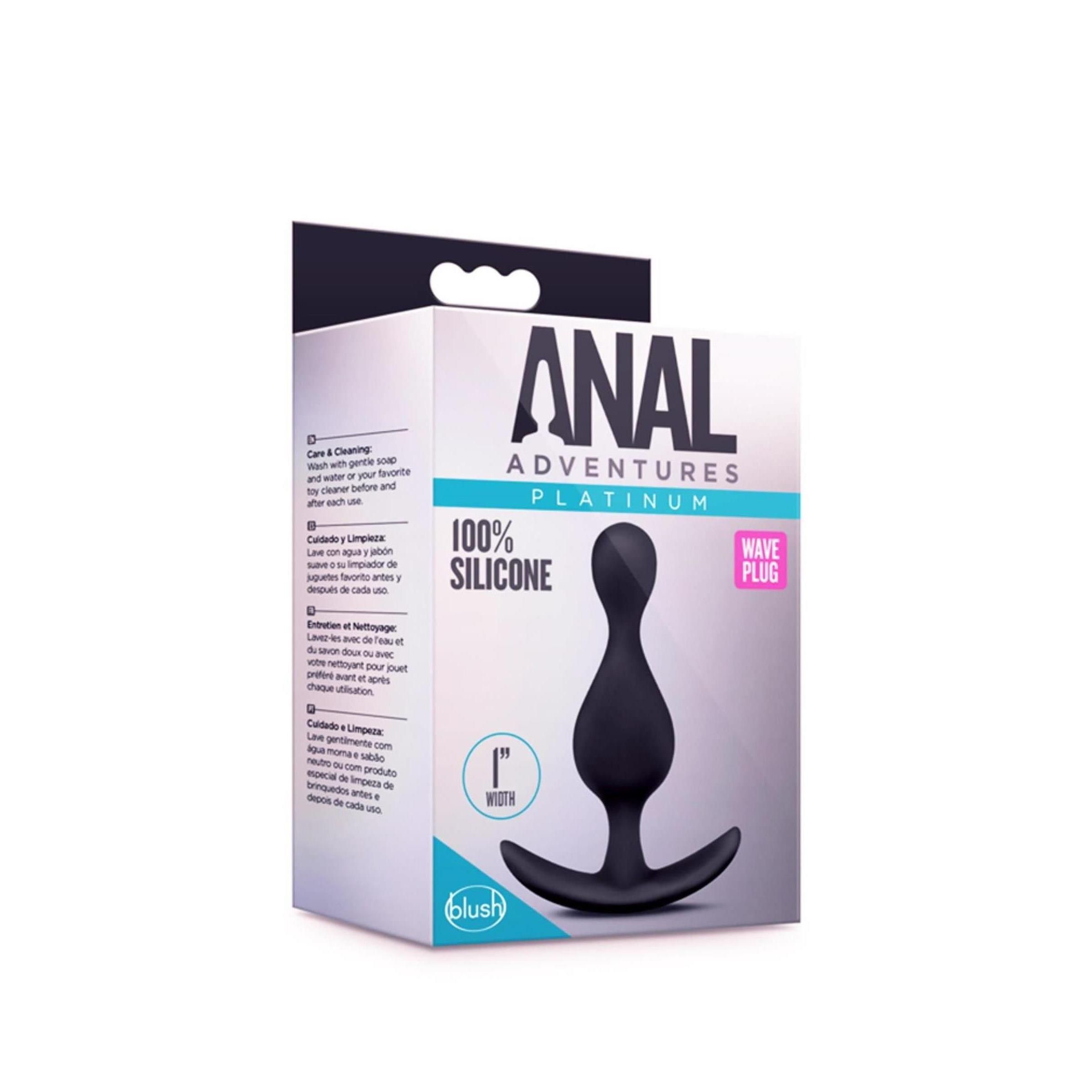 Blush - ANAL ADVENTURES PLATINUM WAVE Plug