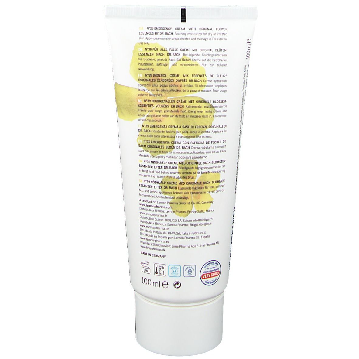 Bachblüten No.39 für alle Fälle Creme 100 ml