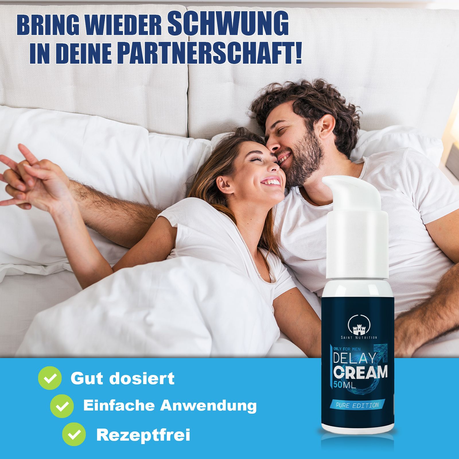 Saint Nutrition® Delay Cream - für den aktiven Mann