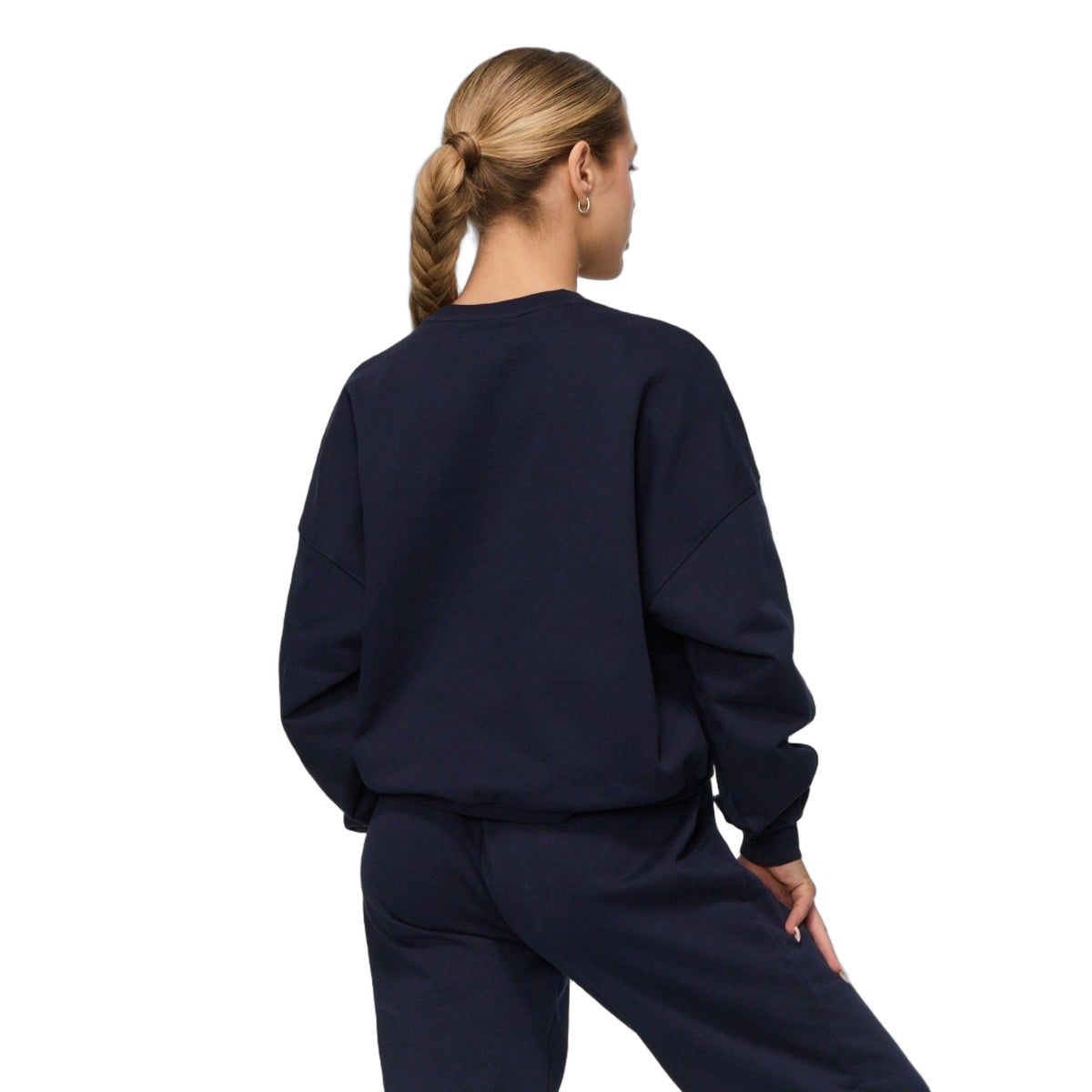 GymBeam Sweatshirt Damen Regular ohne Kapuze Varsity Blau