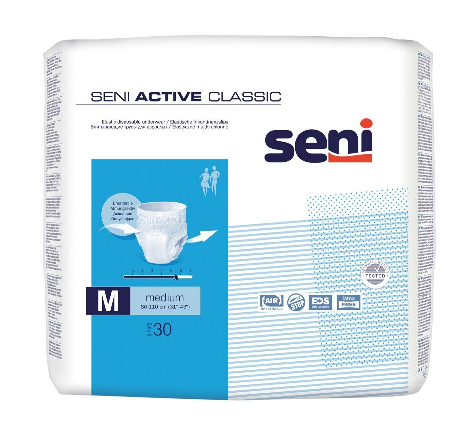 Seni Active Classic Inkontinenzslip Einm.medium