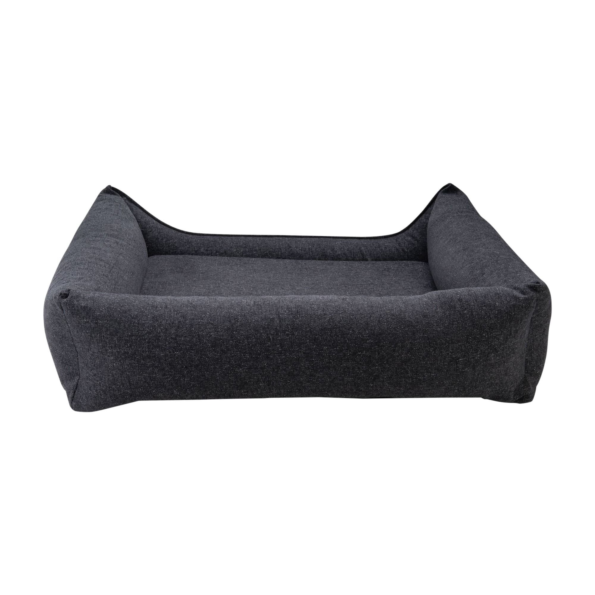 orthopädisches Hundebett "Tessa", Easy Clean-Webstoff, Farbe Dunkelgrau 100 x 80