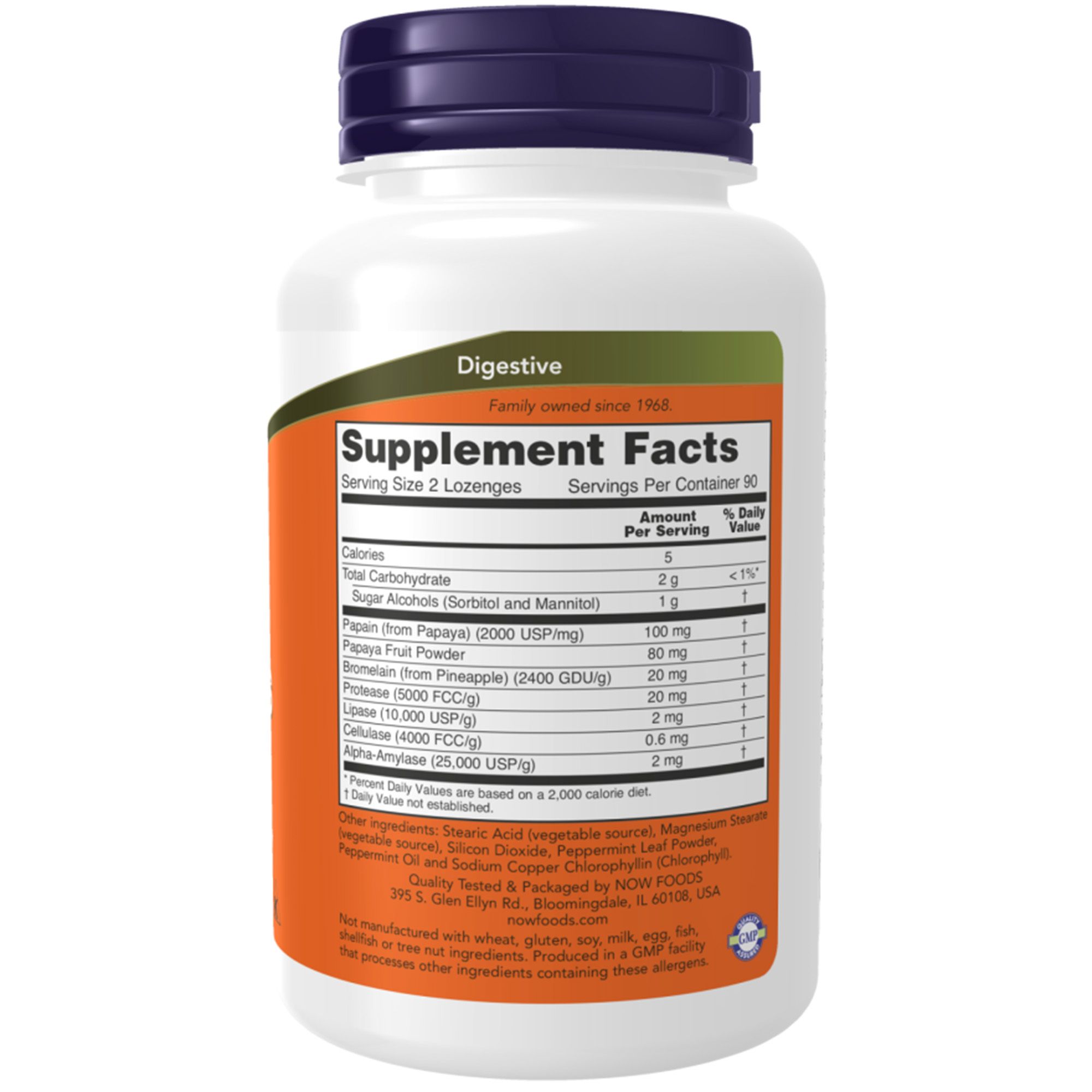 Now Foods, Chewable Papaya Enzyme