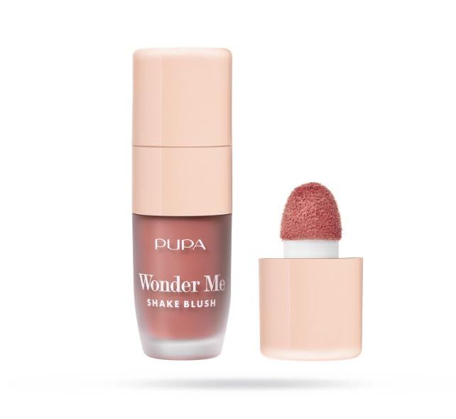 Pupa Wonder Me Shake Blush in zartrosa mit Applikator.