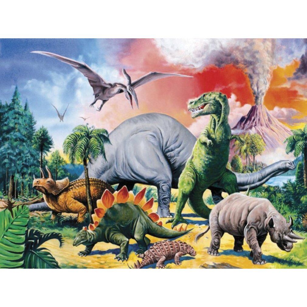 Ravensburger Ravensburger 10957 Puzzle Unter Dinosauriern 100 Teile