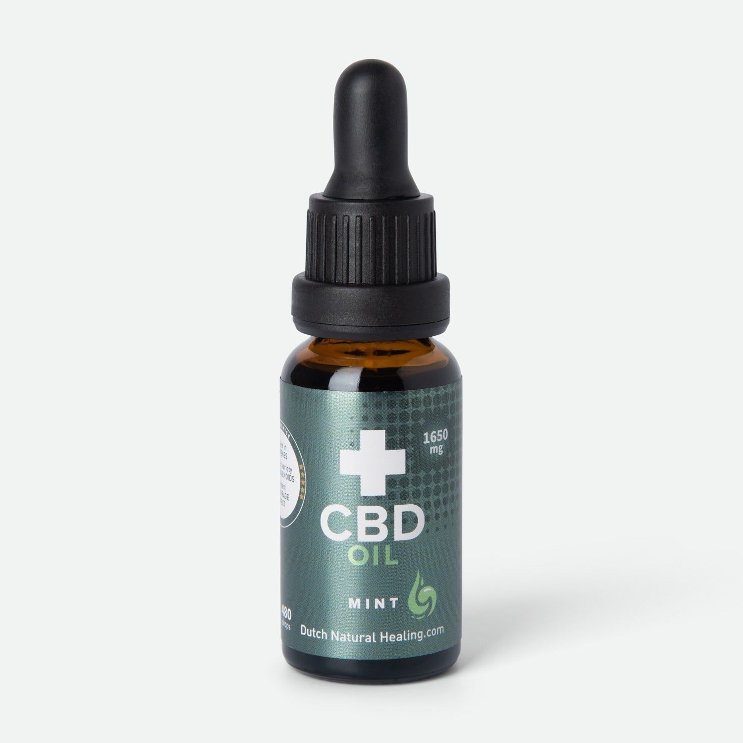 Dutch Natural Healing® CBD Öl 8% - Full Spectrum Minze 1 St Tropfen