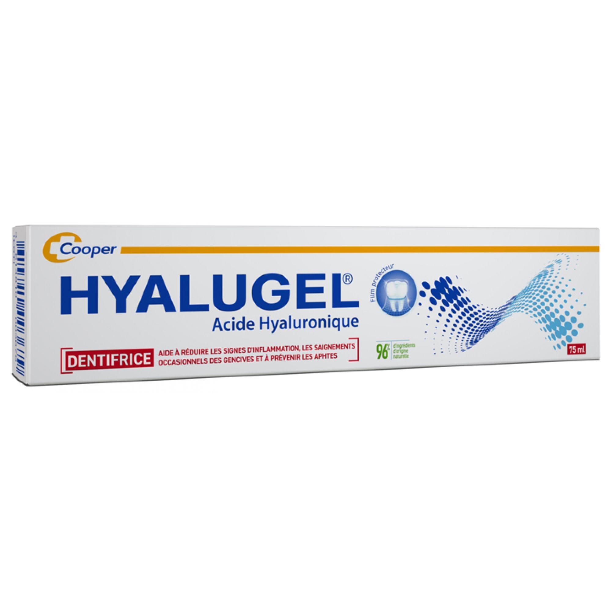 Hyalugel Hyaluronan-Zahnpasta 3,6x4,5x19 cm