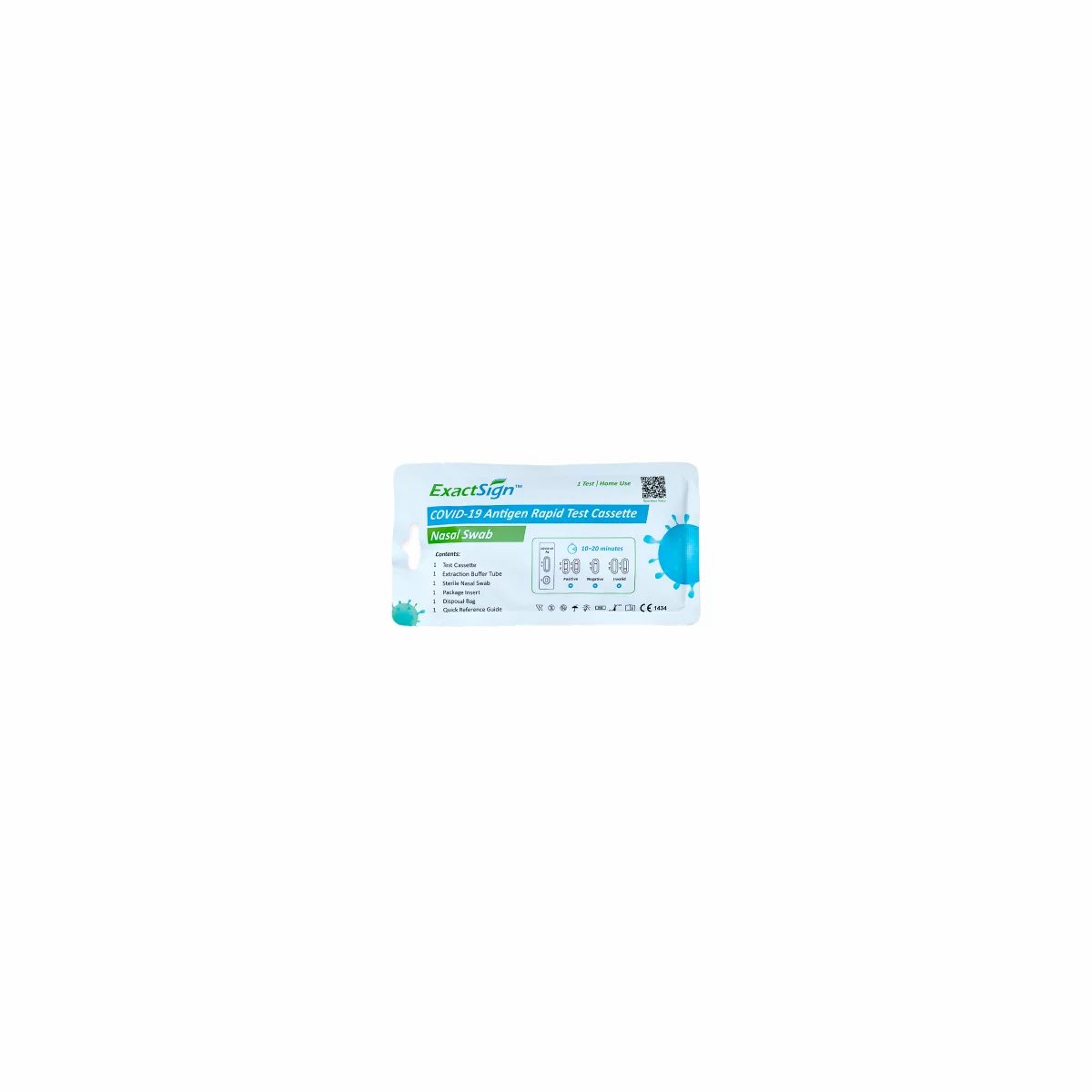 ExactSign COVID-19 Antigen Rapid Test Cassette Laientest CE 1434 - Schnelltest