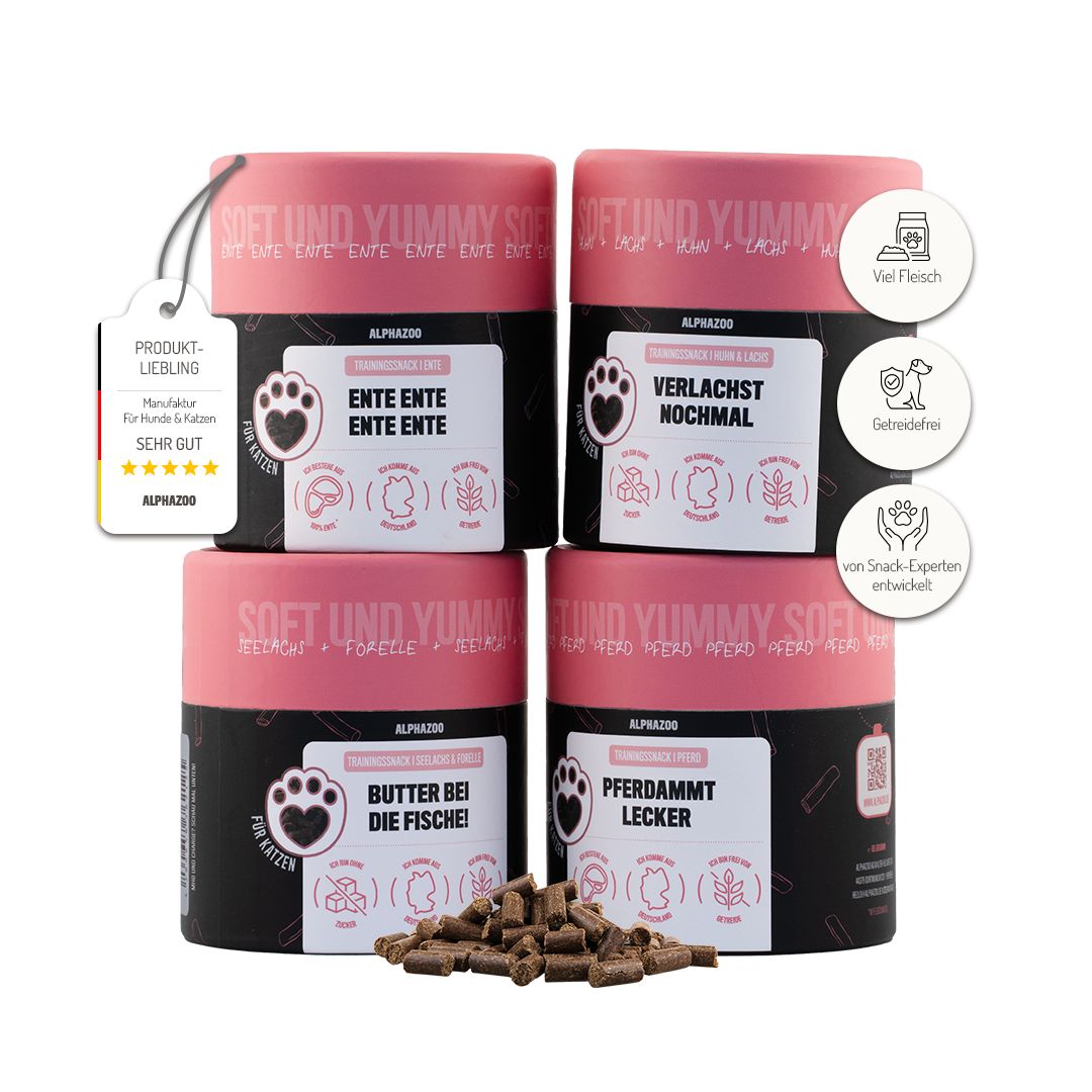 ALPHAZOO Probierset Leckerli Katze