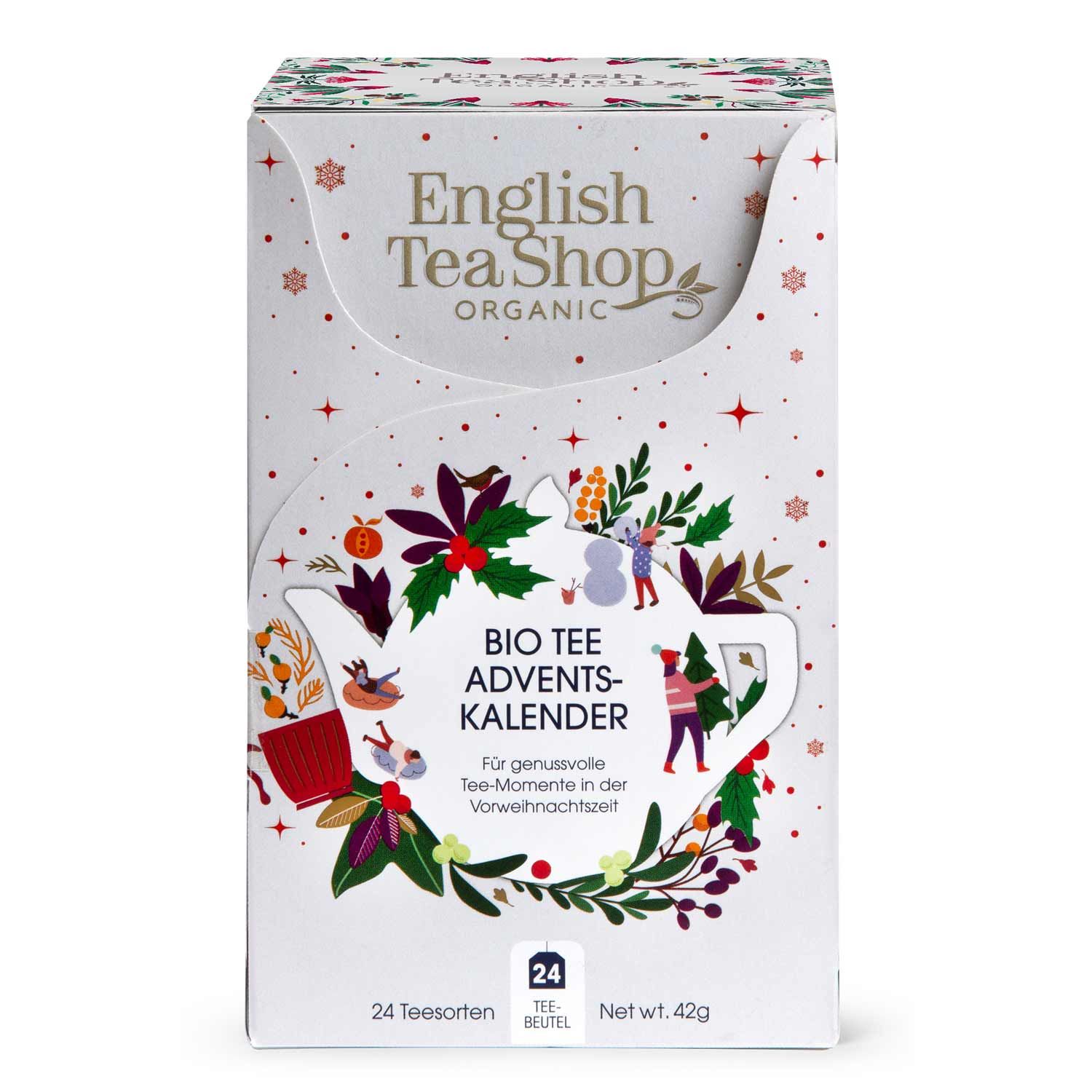 ETS - Bio-Tee Adventskalender - Weihnachtsmarkt - weiß