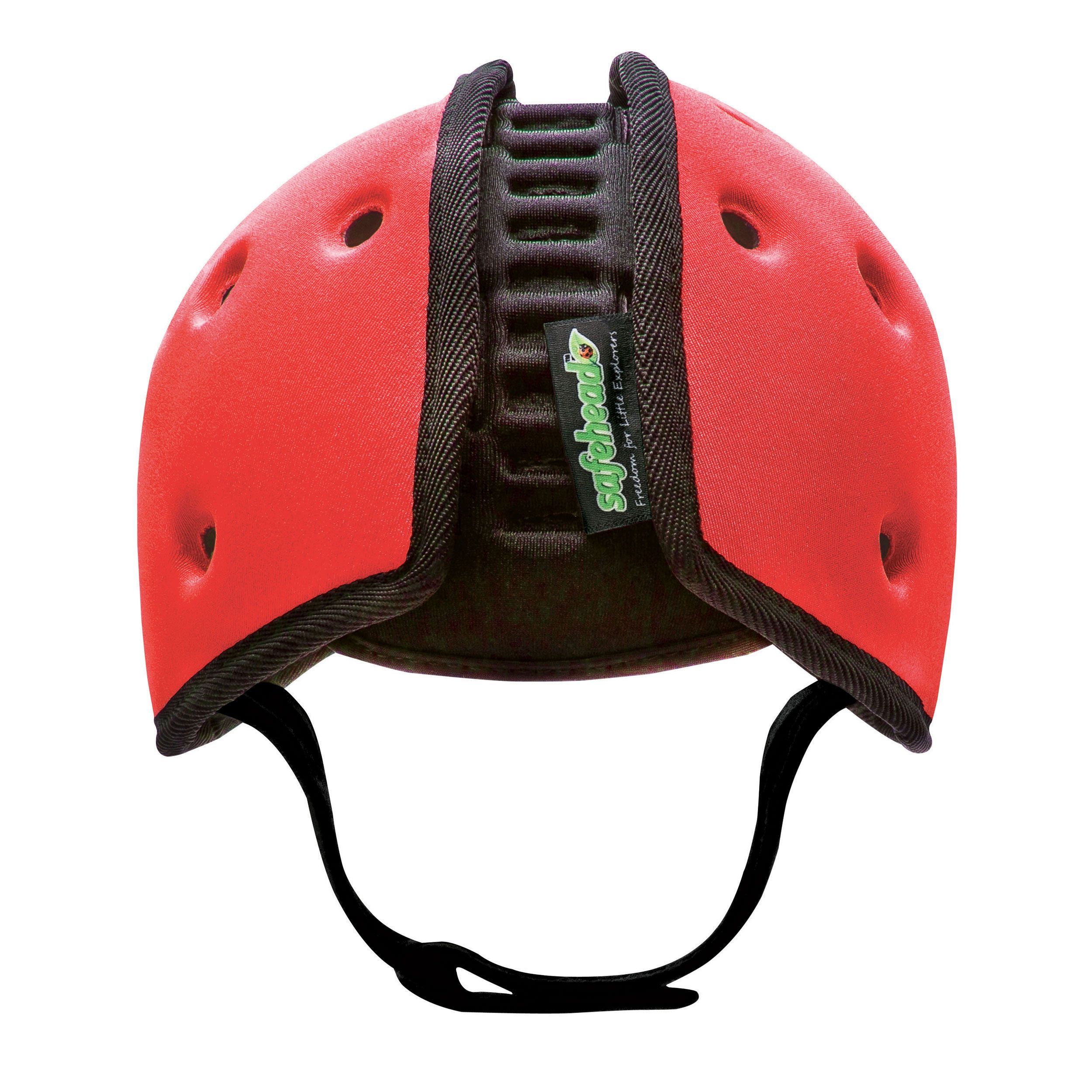 reer SafeHeadBaby Babyhelm Marienkäfer, Kopfschutz, Rot