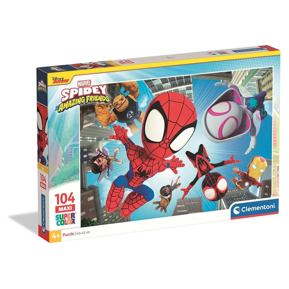 Spiderman Spidey 104-teiliges Maxi-Puzzle Clementoni