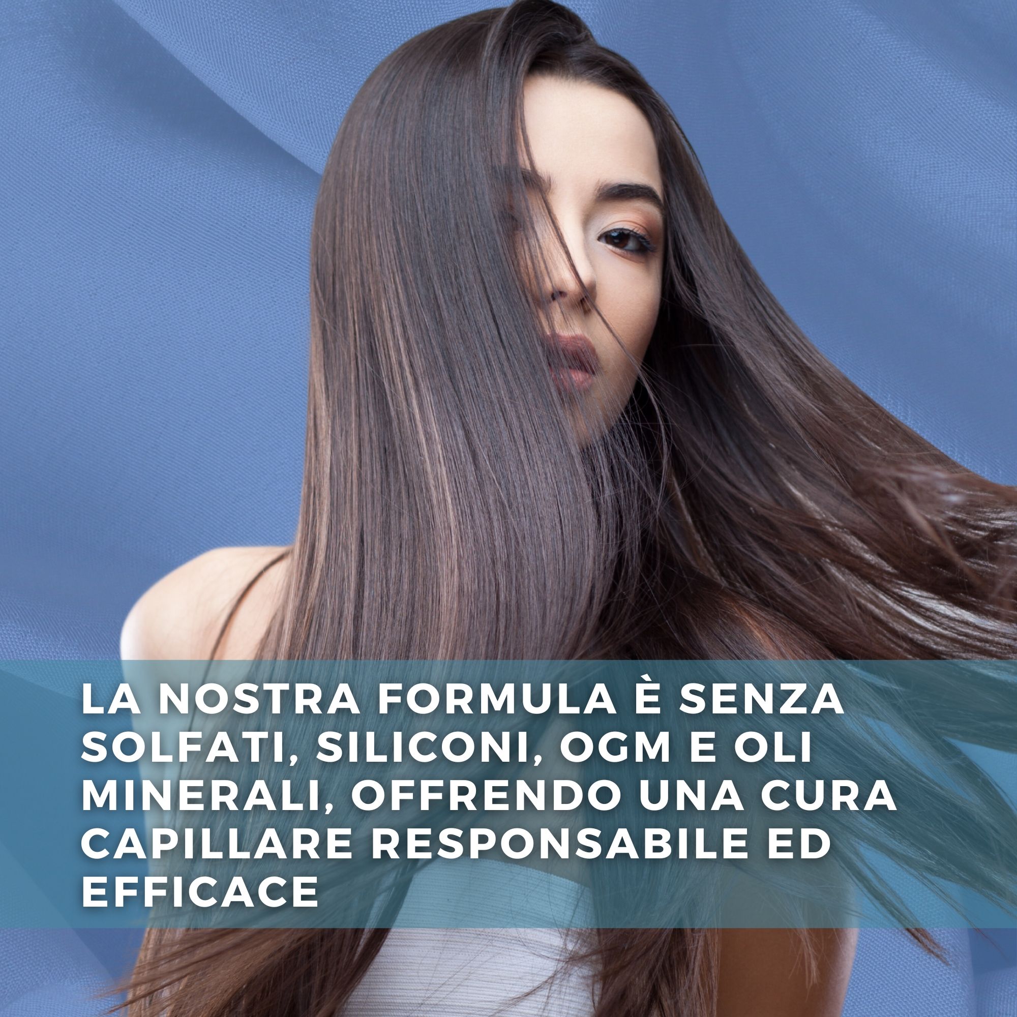 Grafici con ingredienti: Ingredienti naturali, assorbimento rapido, texture leggera, pH equilibrato, ombra dorata. Per capelli grassi.