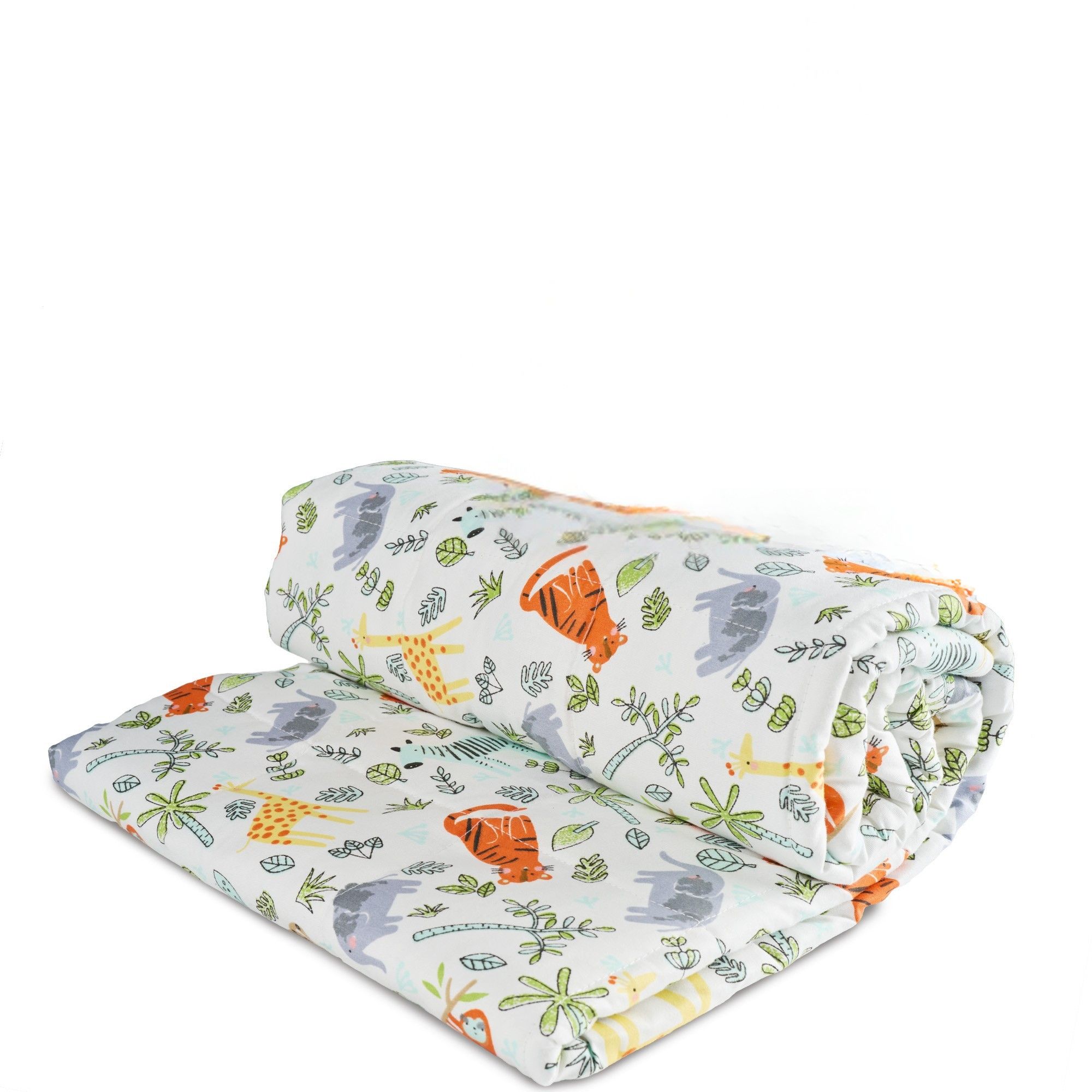 Lunova Gewichtsdecke Kinder 3kg Tierwelt 100x135cm - Oekotex-Baumwolle Therapiedecke WeightedBlanket 1 St