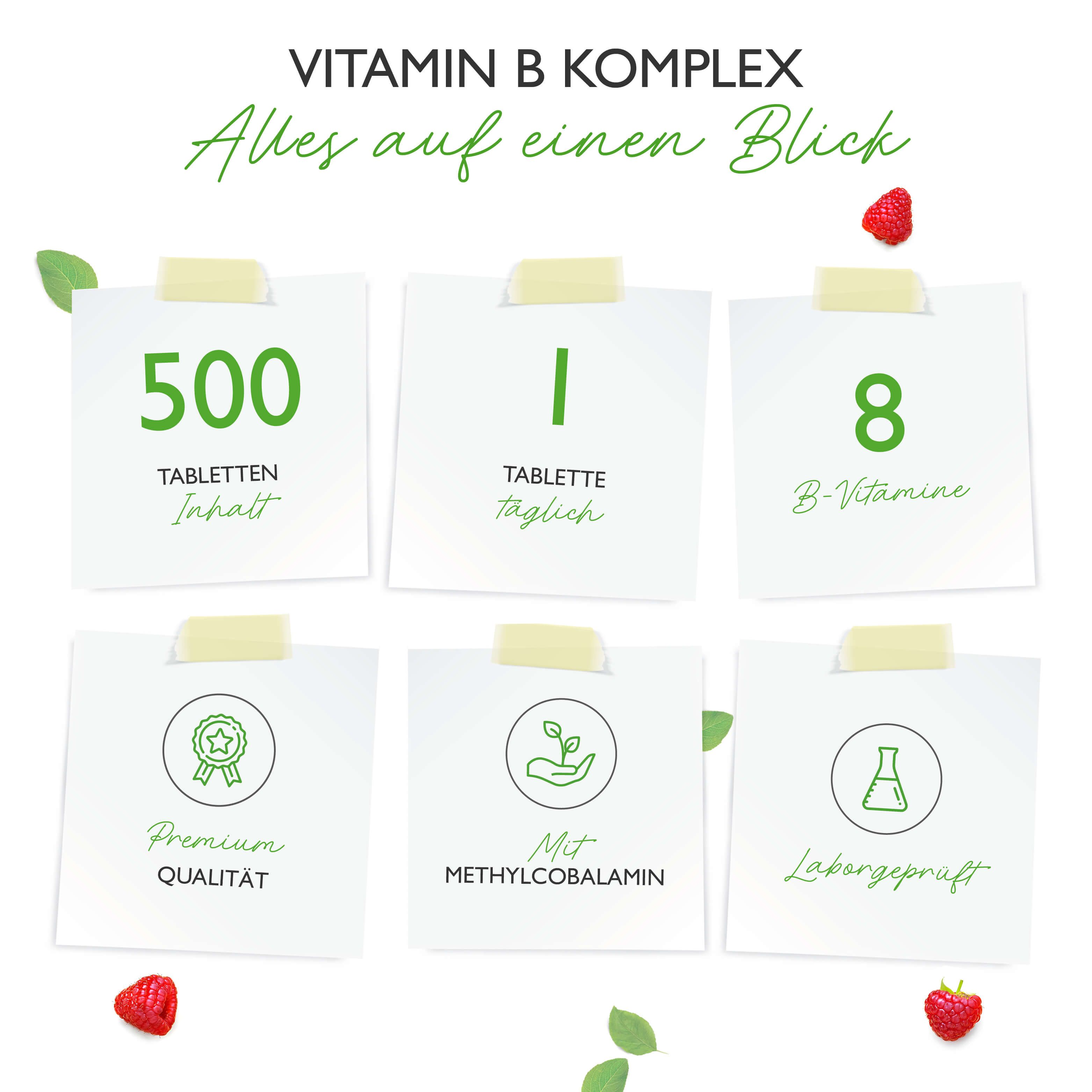 vit4ever Vitamin B Komplex - 8 B-Vitamine