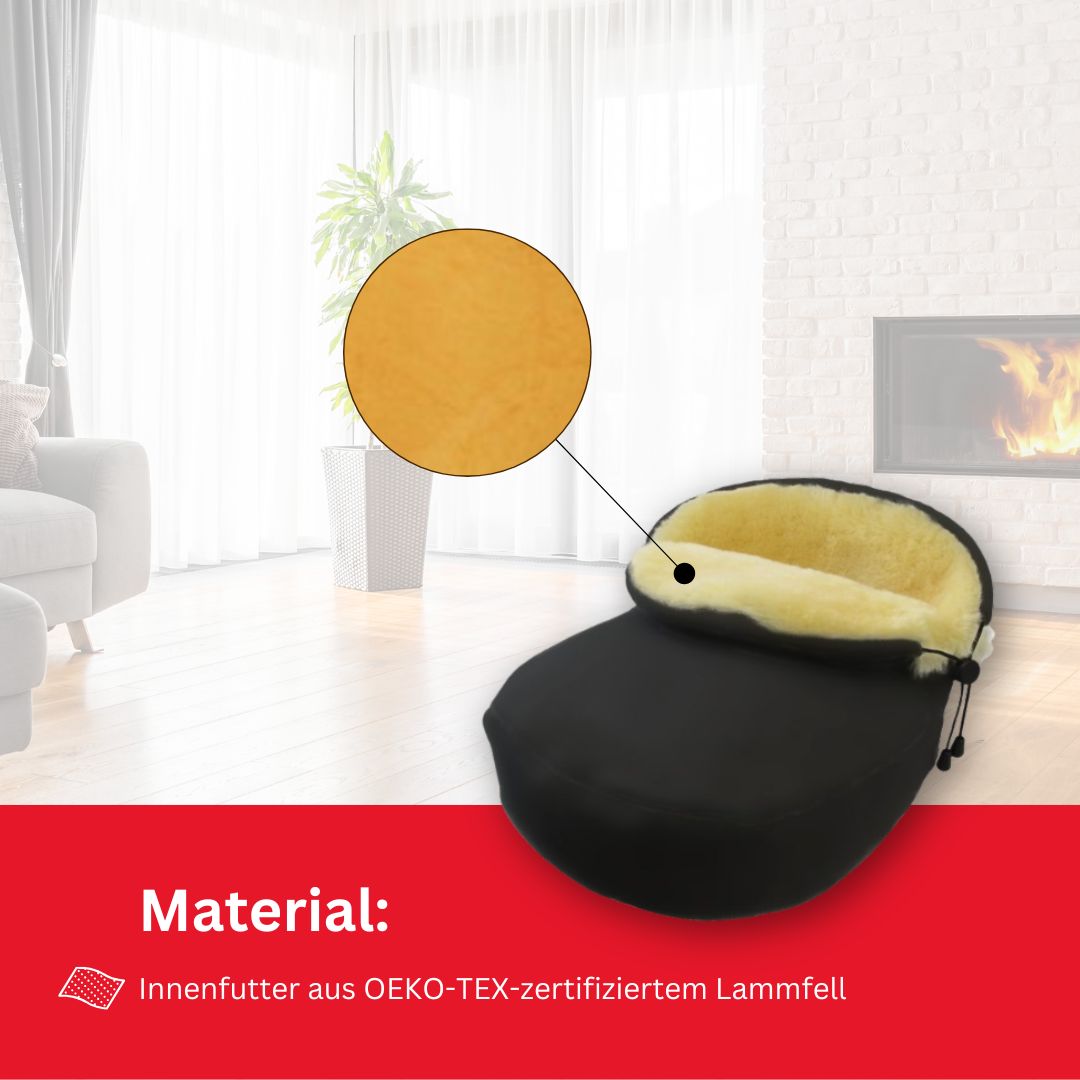 Heitmann Felle Lammfell-Fußwärmer