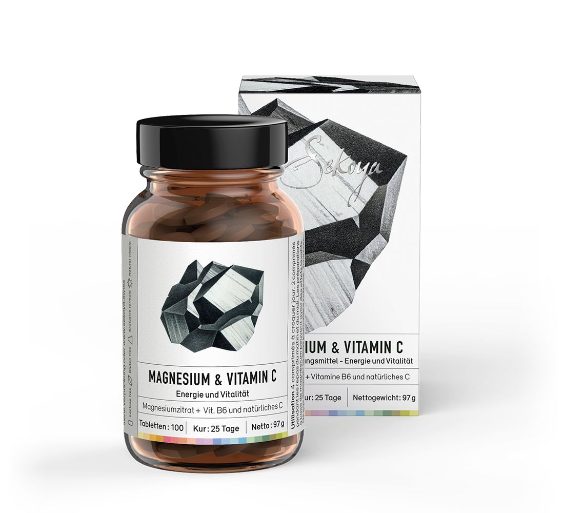 Sekoya Swiss - Magnesium & Vitamin C | Eine wirkungsvolle 2-in-1-Formel