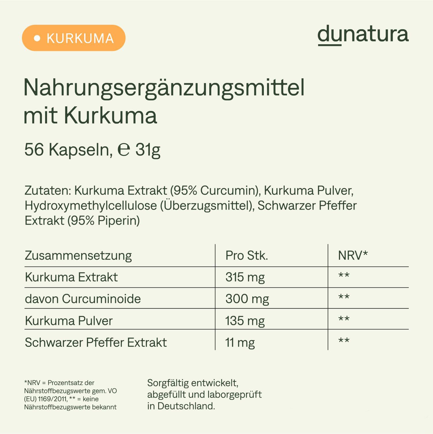 dunatura Kurkuma Dose