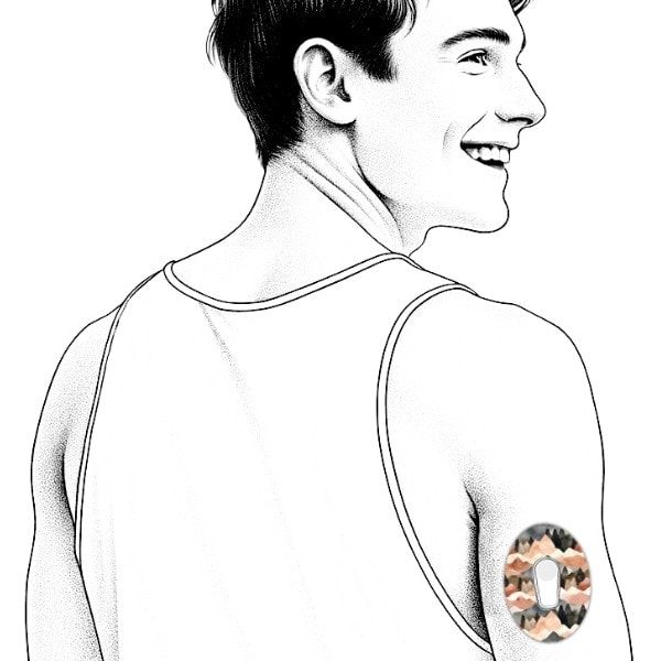 Diasticker® Dexcom G6 Fixiertapes "Mountain Forest"