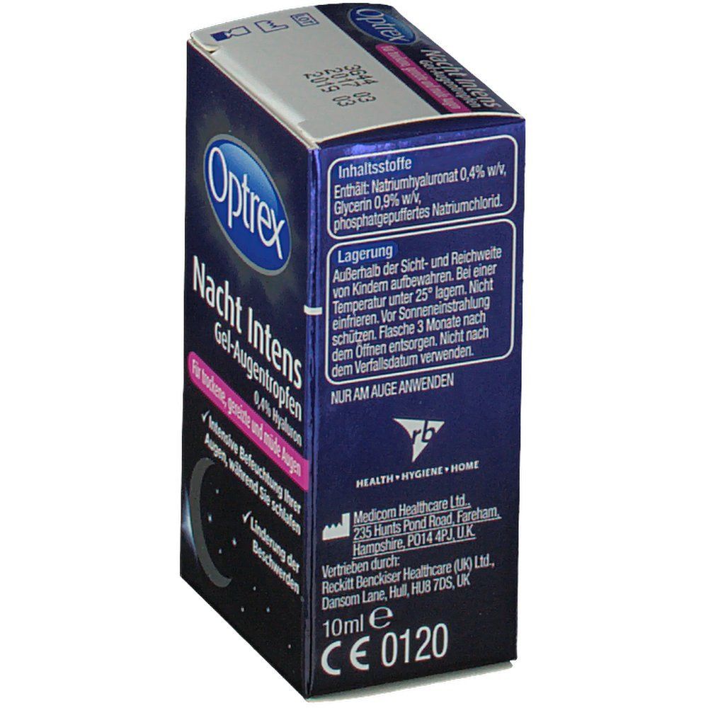 OPTREX Nacht Intens Gel-Augentropfen 0,4 % Hyaluron