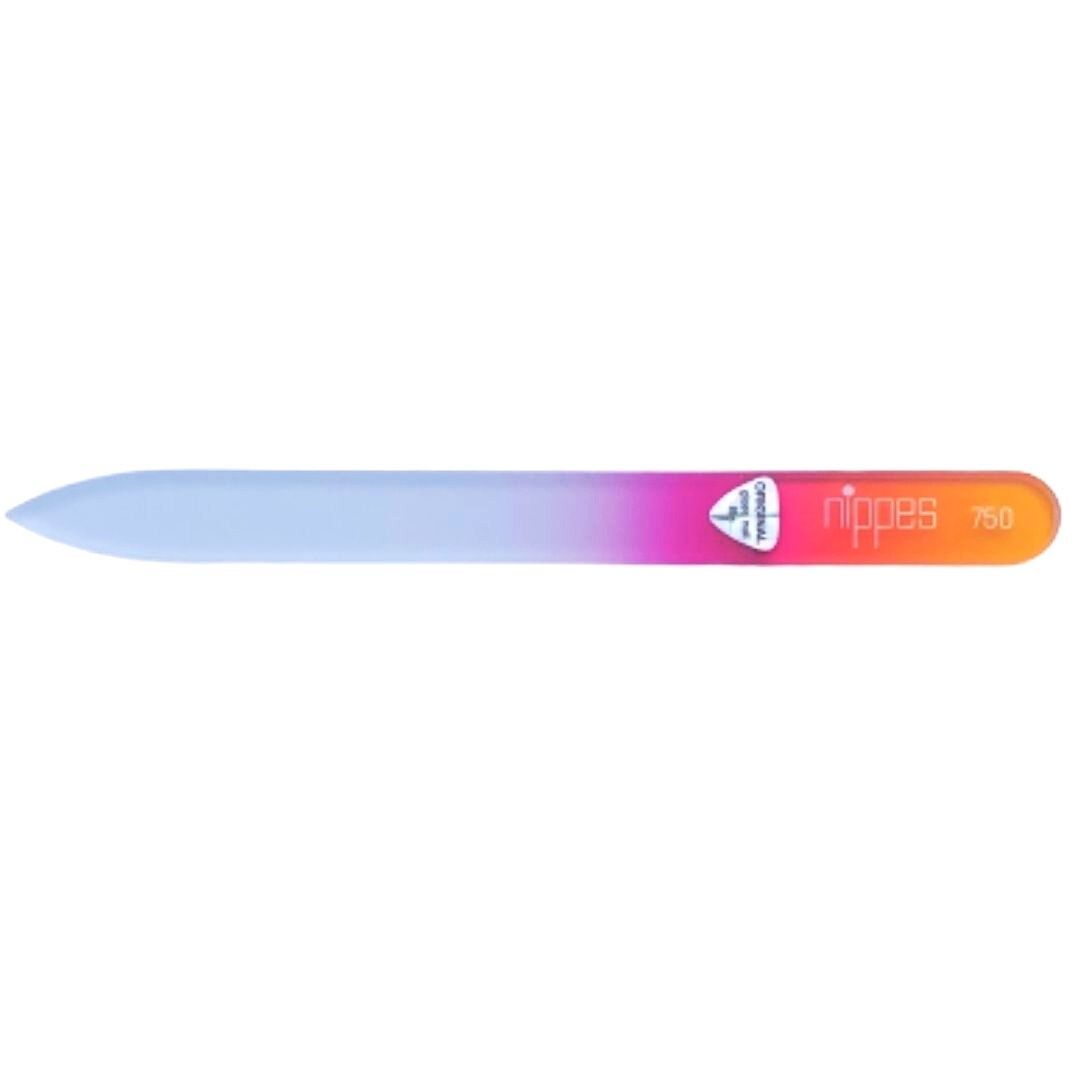 nippes Solingen Glasnagelfeile Rainbow groß Gelb