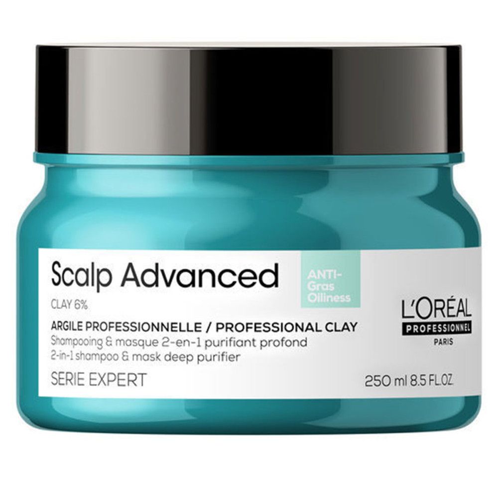 L'Oréal Professionnel - Diepzuiverende 2-in-1 Shampoo & Masker Scalp Advanced 500ml 250