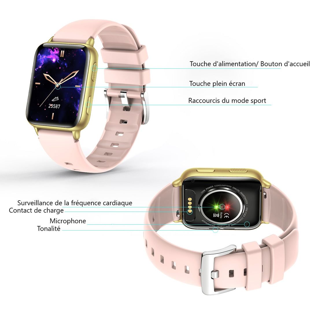 Platyne Multifunktionale Smartwatch