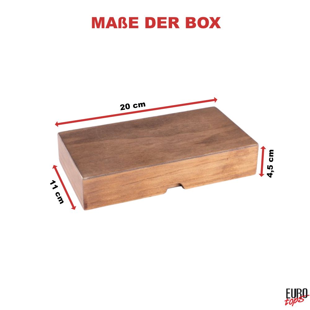 Holzspielbrett mit Zahlenreihen 1-10 und grüner Spielfläche. Spielsteine und Würfel sind nicht sichtbar.