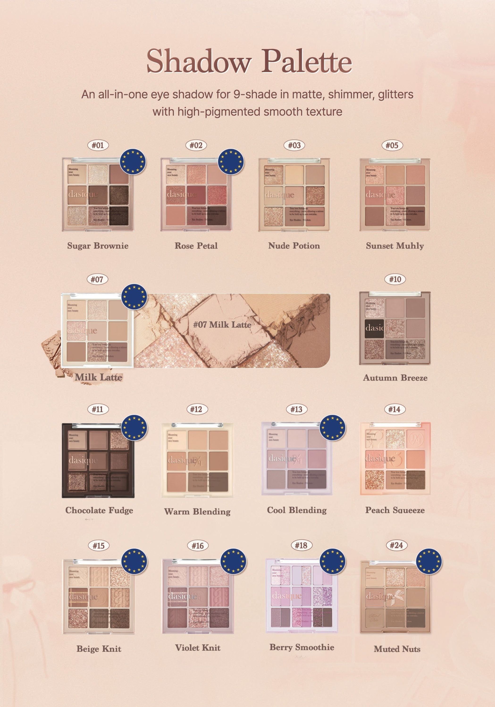 Dasique Shadow Palette #01 Sugar Brownie