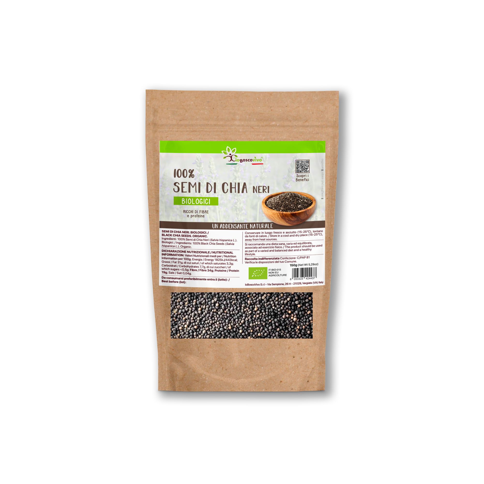 IoBoscoVivo Semi di chia biologici