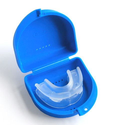 Snorflex - Anti-Schnarchschiene - inkl. Aufbewahrungsbox & 100 x Gummibänder - Transparent