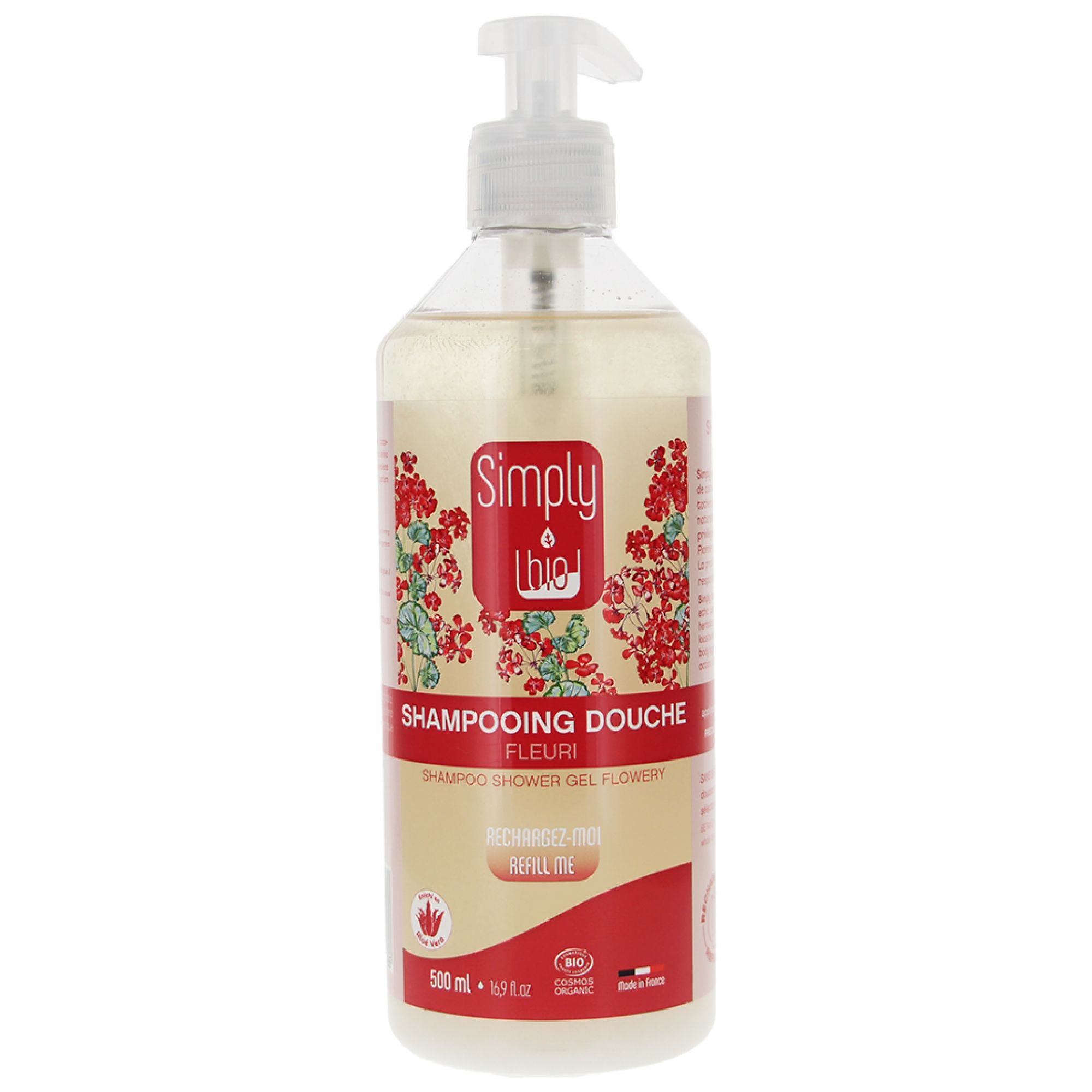 Simply Bio Shampoo Dusche Blume 21x7x7 cm